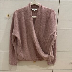 Women's cashmere Wrap Sweater - Pink